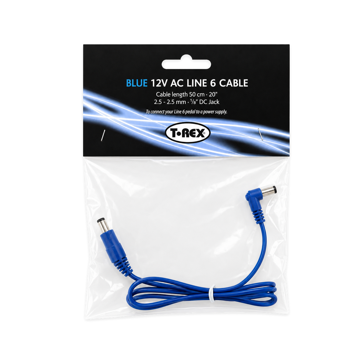 12V AC Line 6 Power Cable — 20 in